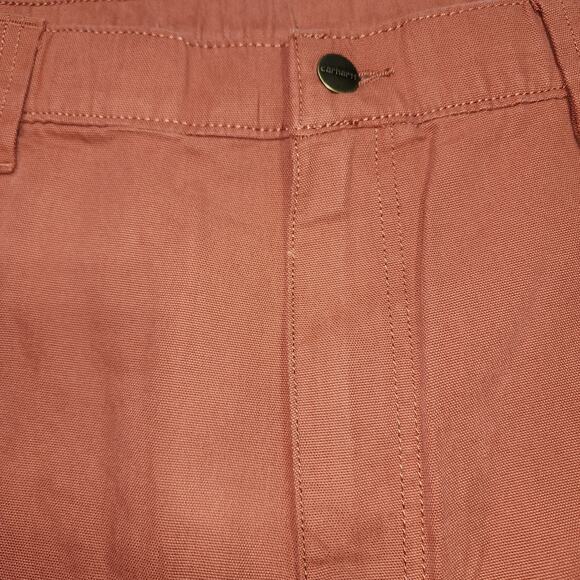 CARHARTT 46 Rugged Flex Relaxed Fit 8 ''Canvas Shorts W46'' x 21'' - Picture 3 of 9